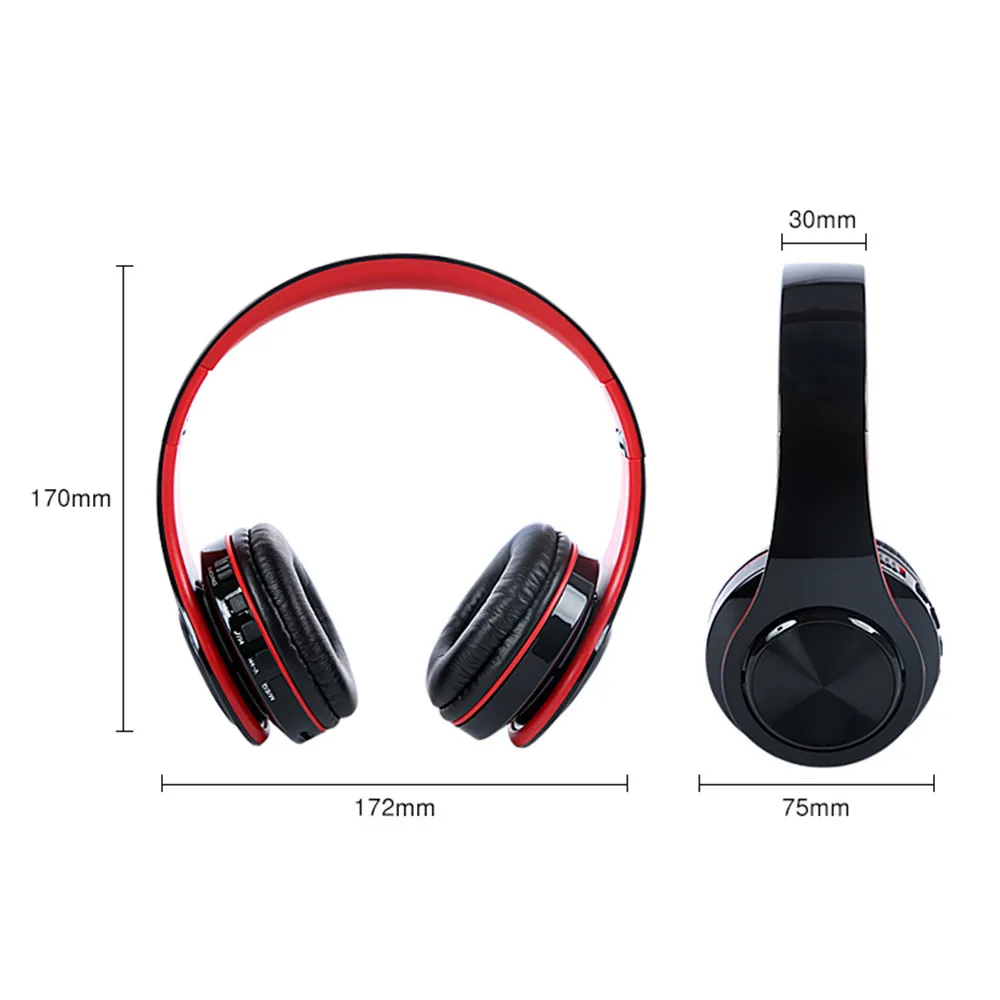 Беспроводные наушники VOBERRY, гарнитура Bluetooth 4,1, регулируемые складывающиеся наушники с микрофоном для ПК, мобильного телефона, Mp3 DD CT