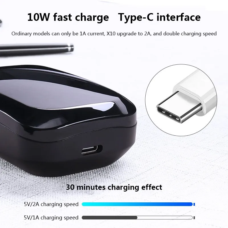TWS X10 Bluetooth наушники V5.0 Touch Спортивные Беспроводные 3D стерео мини двойной микрофон