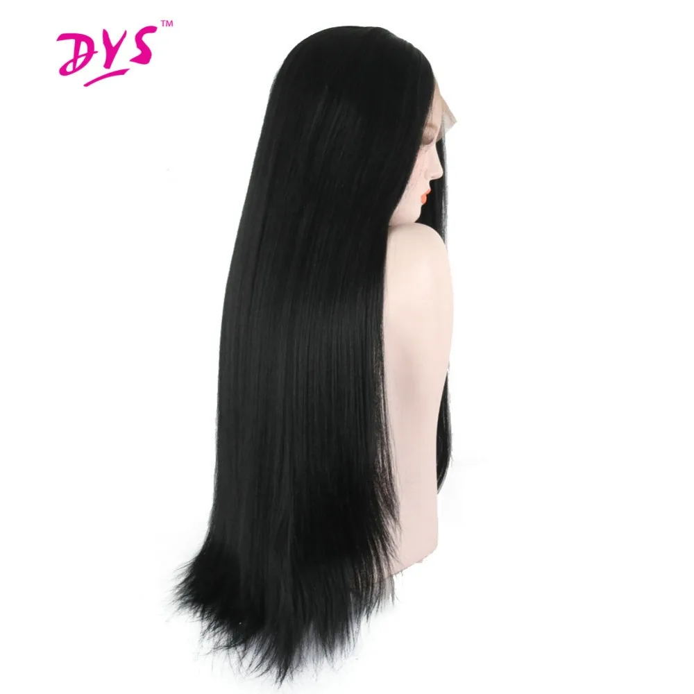 Deyngs Yaki прямой парик из кружева спереди 18 30 дюймов длинный женский с фронтальным