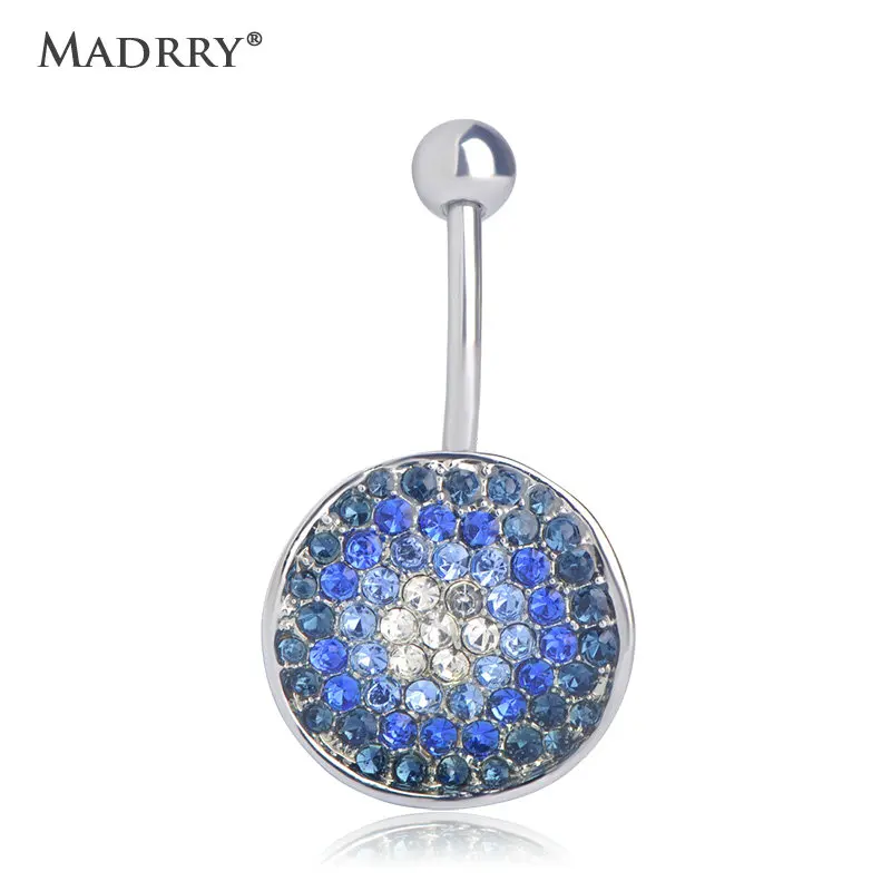 Кольцо для пупок Madrry Crystal ювелирное изделие тела пирсинг женщин| |