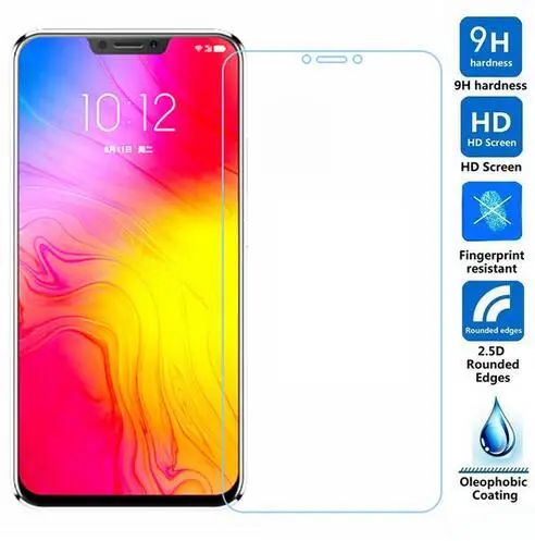 2 шт. 2.5D Закаленное стекло для Lenovo Z5 защитная пленка 9H Взрывозащищенный ЖК-экран