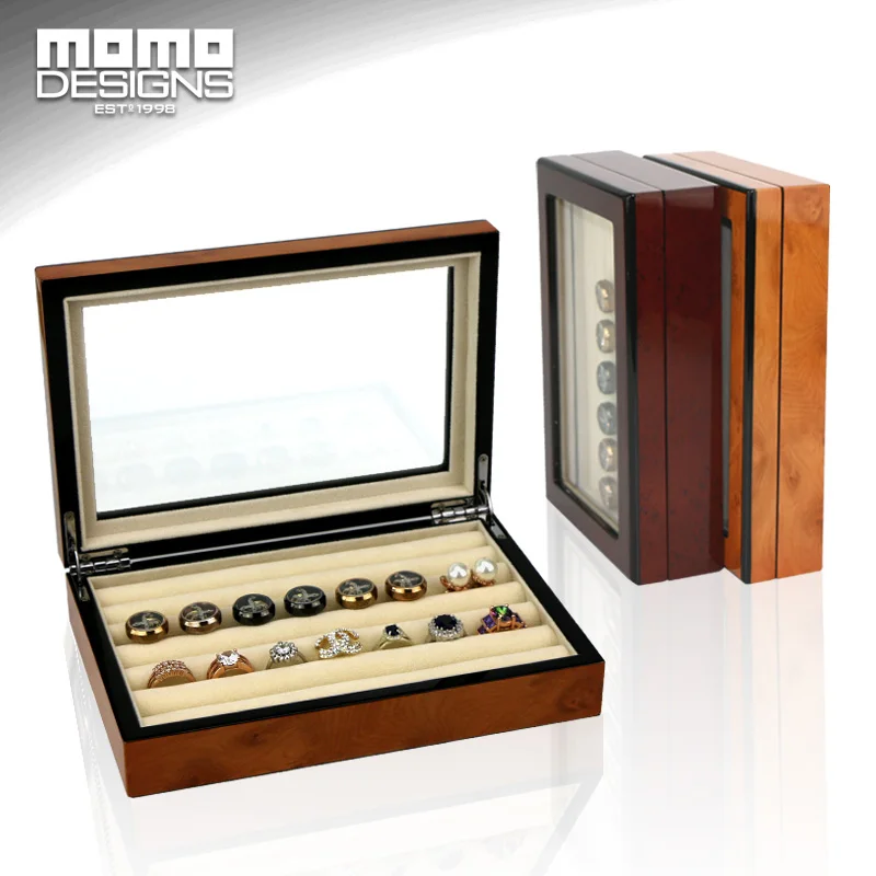 Деревянная шкатулка для ювелирных изделий запонок сережек хранения под заказ