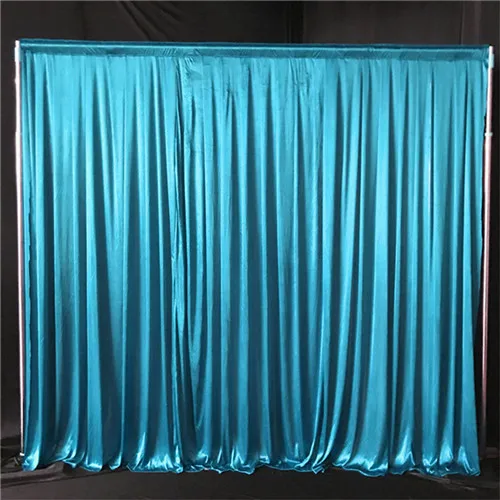 turquoise Цвета ледяной шелк фон занавес фон для свадьбы украшение для торжества - Цвет: turquoise