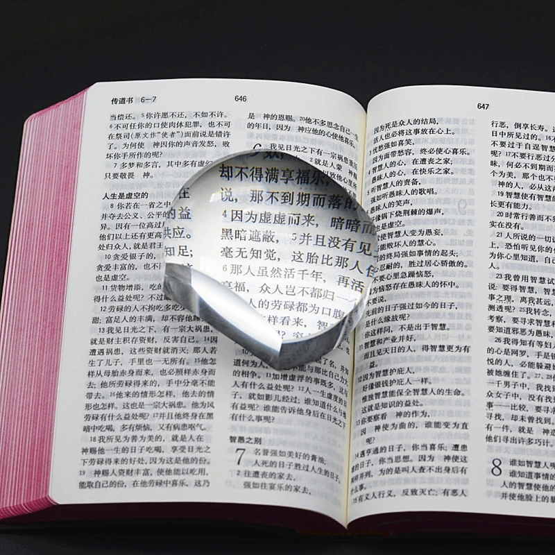 STOEMI 6922 купольная Лупа 4х диаметр 65 мм биплан Paperweight Vision приспособления для чтения