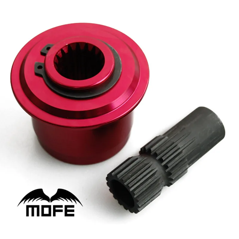 

MOFE PINK Universal Aluminum Steering Wheel Snap Off Quick Release Hub Adapter Boss kit