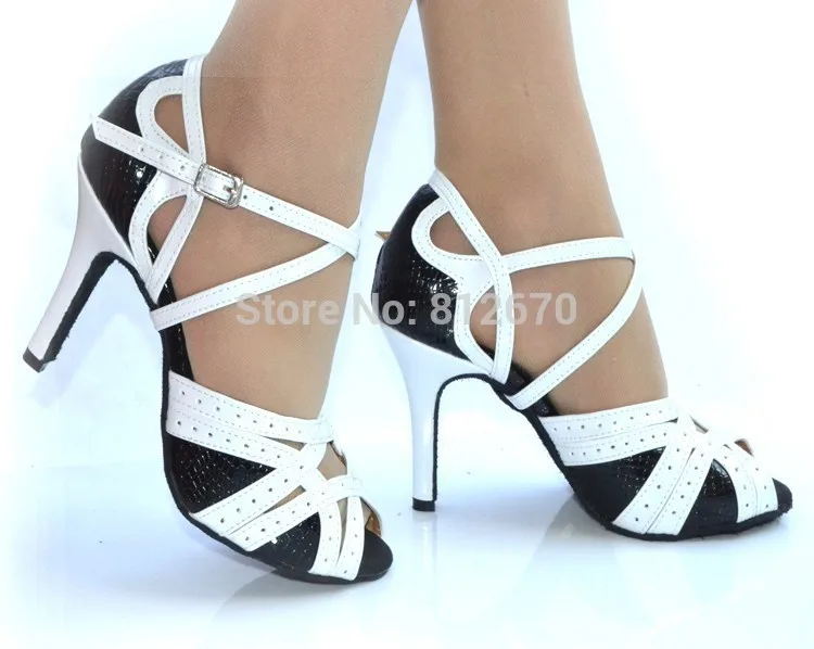 Женская танцевальная обувь zapatos De Baile для сальсы женская цвет оранжевый белый