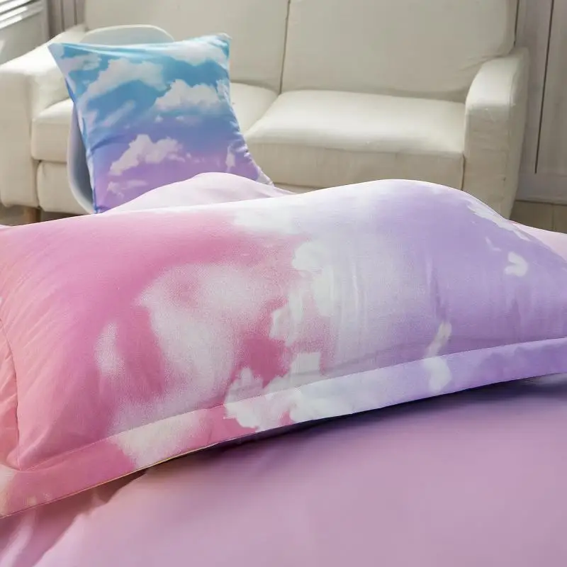 Новинка 2017 года одеяло Постельное белье с реактивной печатью эффектом небо