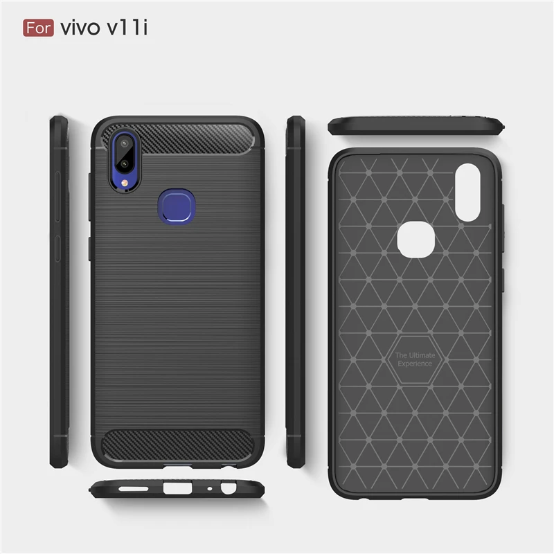 Wolfrule Capa Vivo V11 V11i чехол 6 3 &quotПолностью Защитный Прочный из углеродного волокна для