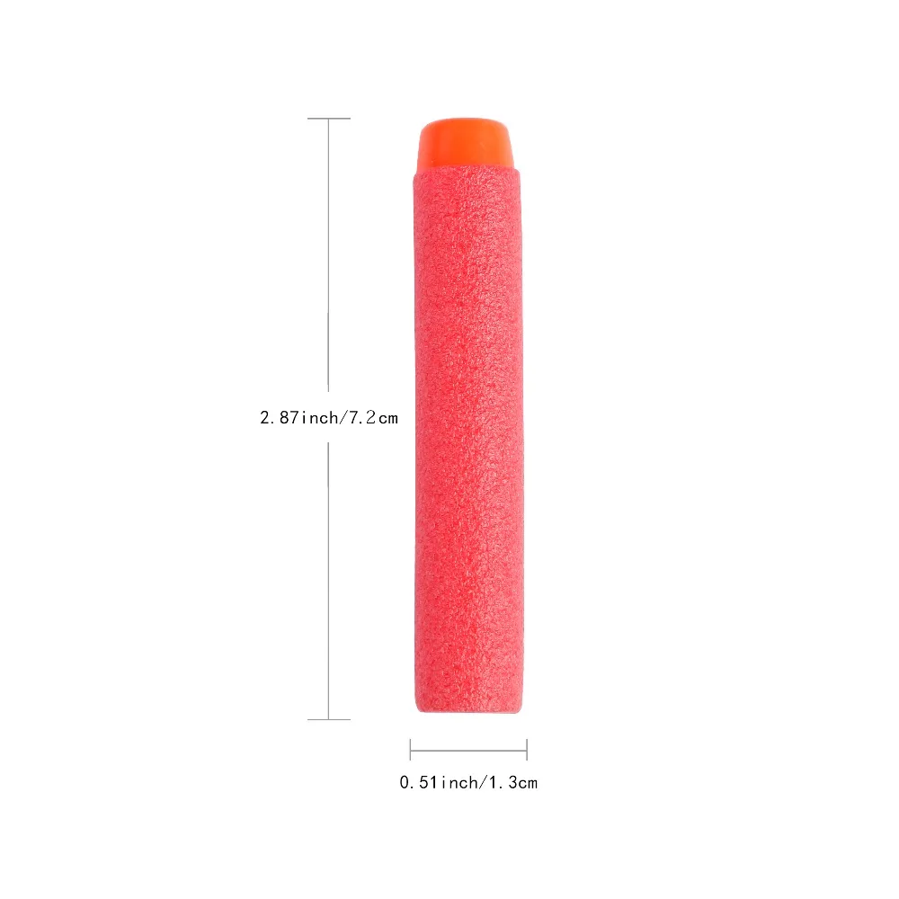 50 шт. для Nerf пулями мягкими дырочку головы 7 2 см заправка игрушка дартс хаки