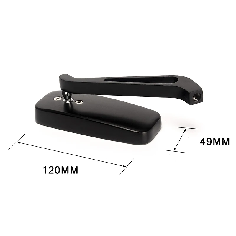 Triclicks Motorcycle Rear View Mirror Side Mirrors 8MM 10MM 3 Colors RearView Rectangle For Yamaha Harley Honda Suzuki | Автомобили и