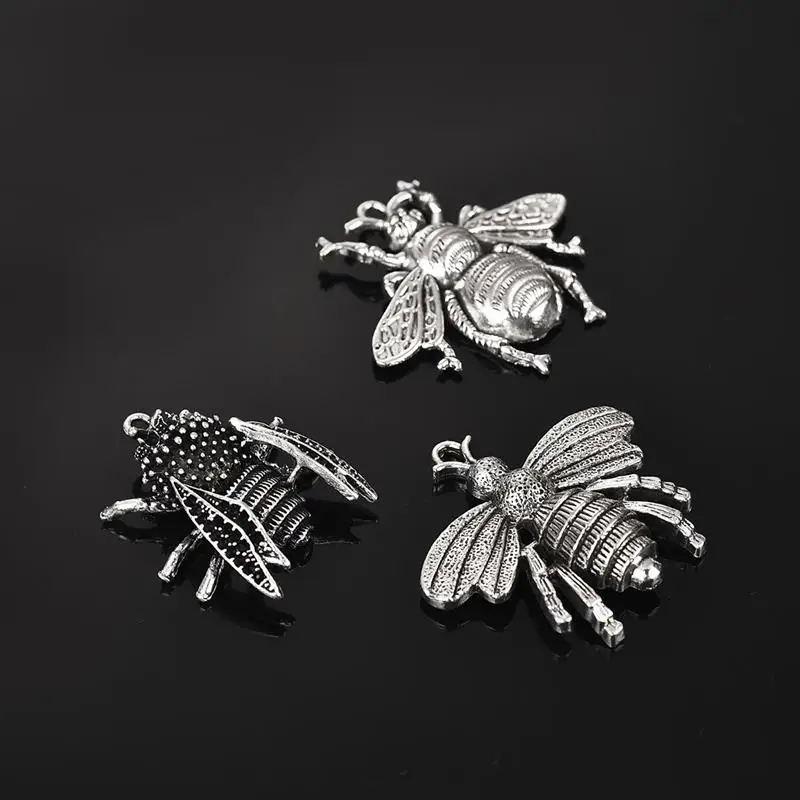 13 шт цинковый сплав пчела Подвески античный серебряный шарм для DIY винтажное