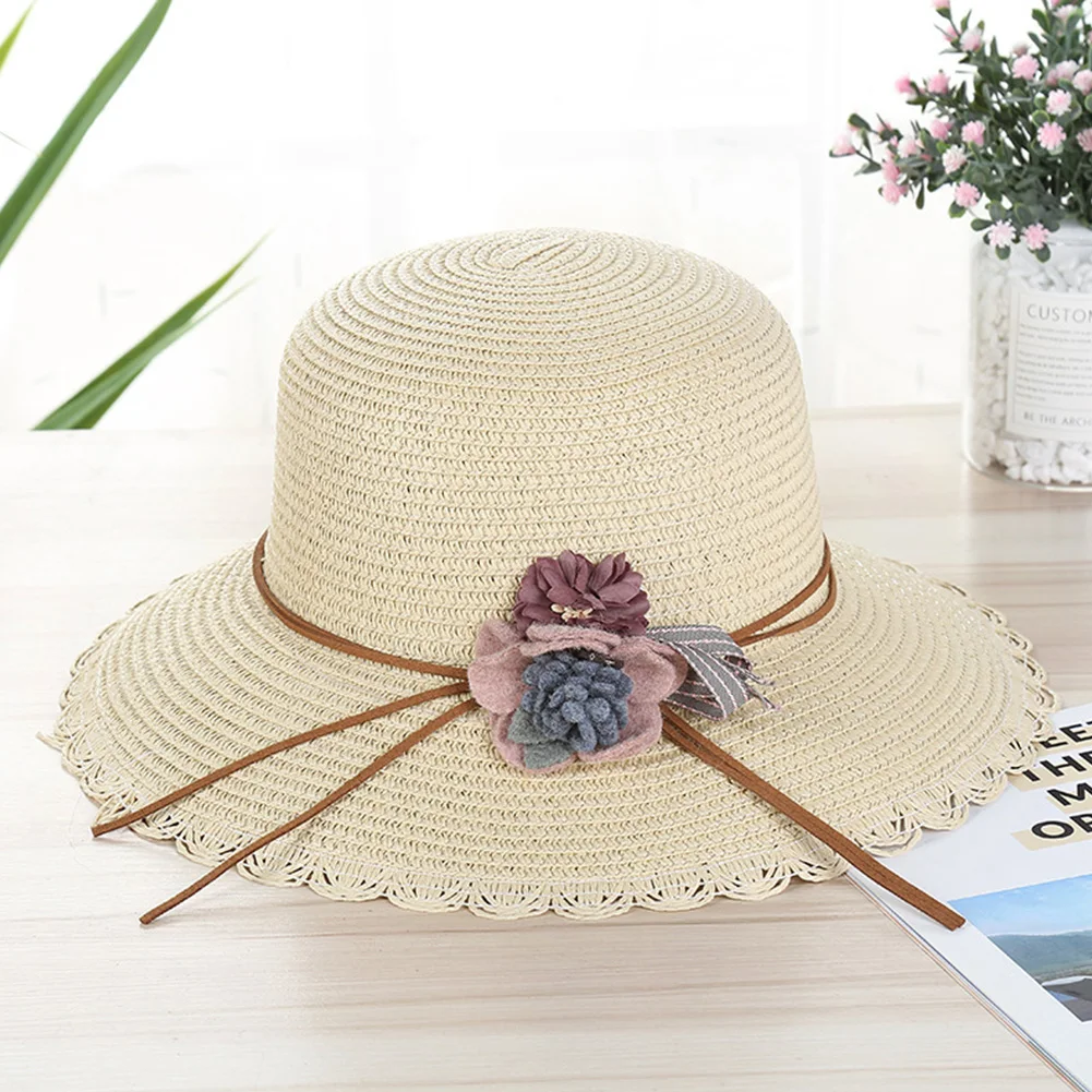 Женская модная Подарочная Повседневная простая летняя соломенная уличная