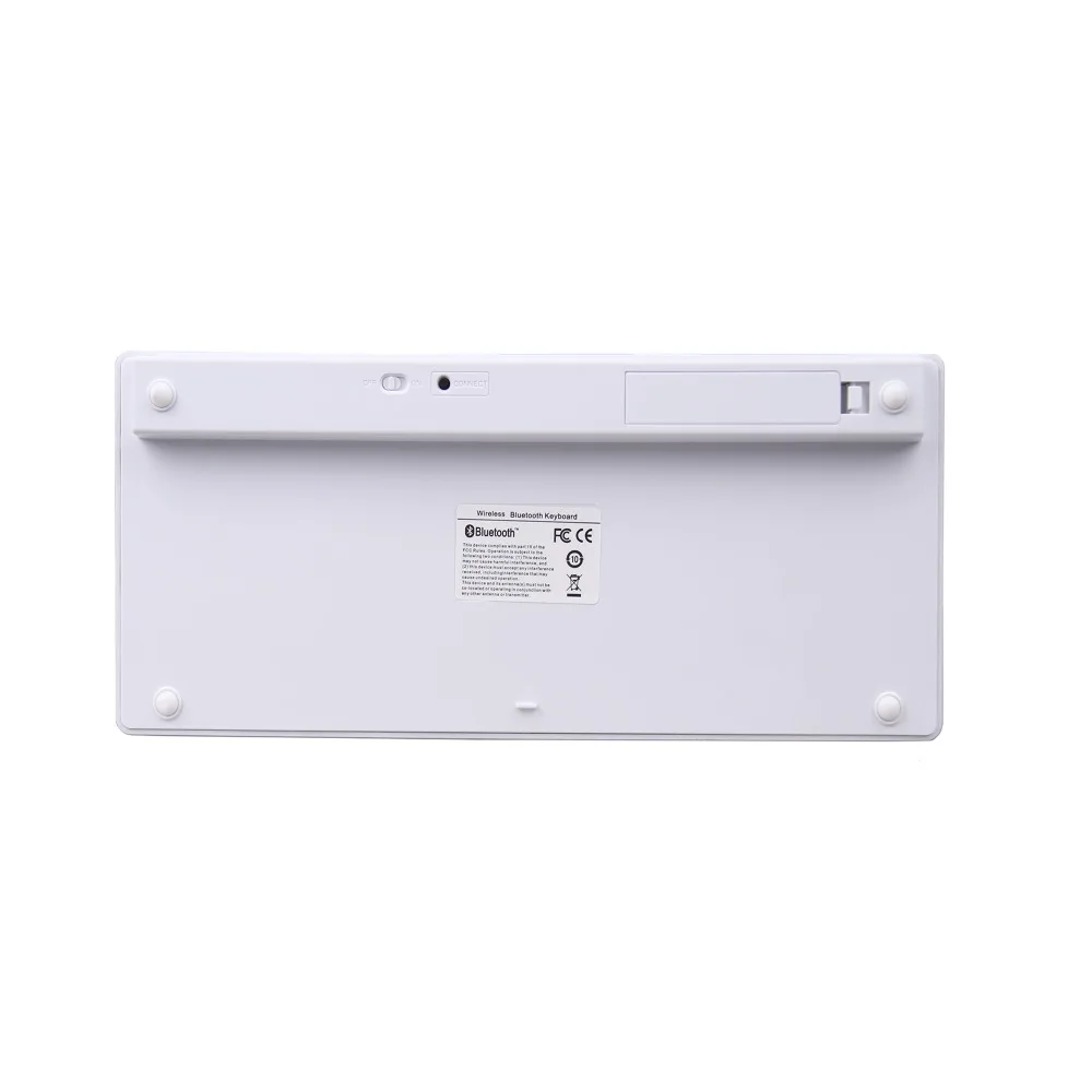 Zienstar испанский язык ультра тонкая беспроводная клавиатура Teclado Bluetooth 3 0 для Ipad Iphone