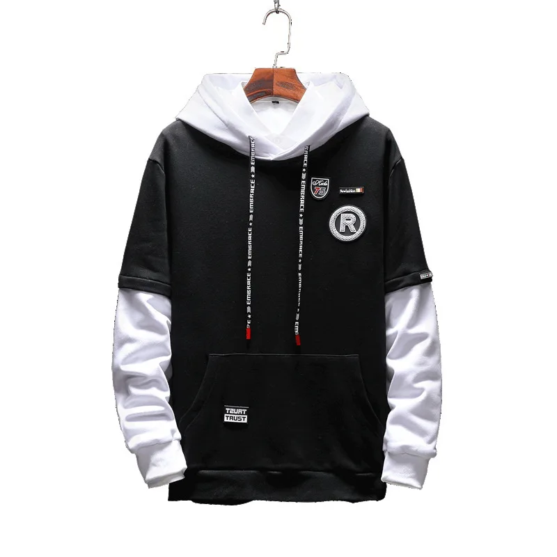 W18149 ASIAN SIZE 22 Худи 22 стиля осень весна мужская толстовка с капюшоном хип хоп Панк пуловер Уличная Повседневная модная одежда плюс Азиатский Размер M-5XL - Цвет: W18149 ASIAN SIZE 22
