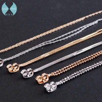 diy earrings copper chain hook chain contracted fine chain tassel earring hang homemade jewelry materials