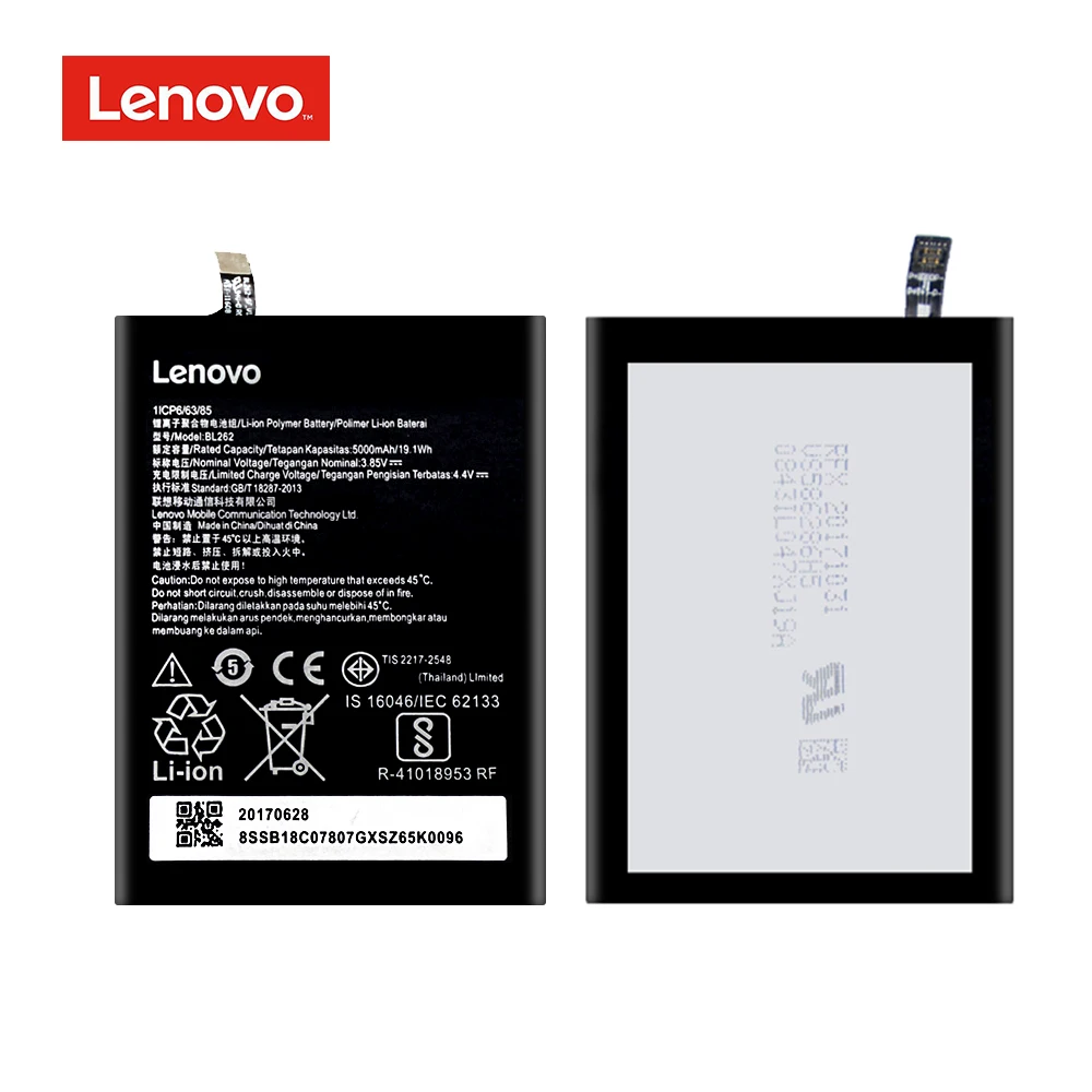 

BL262 Original For Lenovo Vibe P2 P2C72 P2A42 Replacement Battery High Capacity Batteria Akku + Fast Shipping