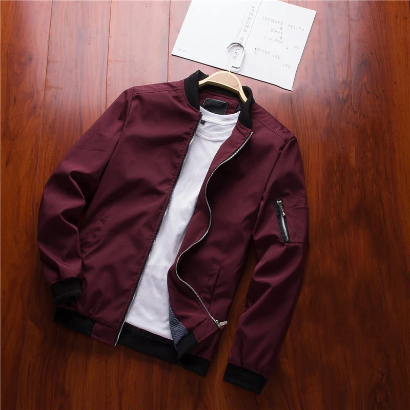 

Пластичный монтаж, в стиле «хип-хоп» Slim Fit пилот пальто мужская одежда новая весенняя мужская куртка-бомбер на молнии куртка Мужская модная ...