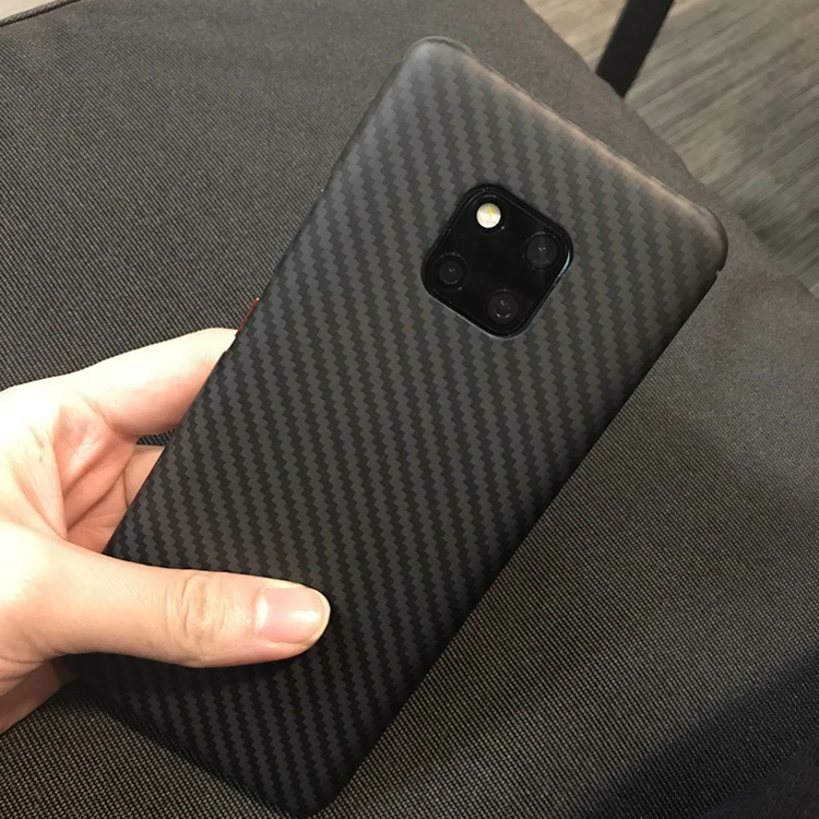 Ультралегкий матовый чехол из 100% натурального углеродного волокна для Huawei Mate 20