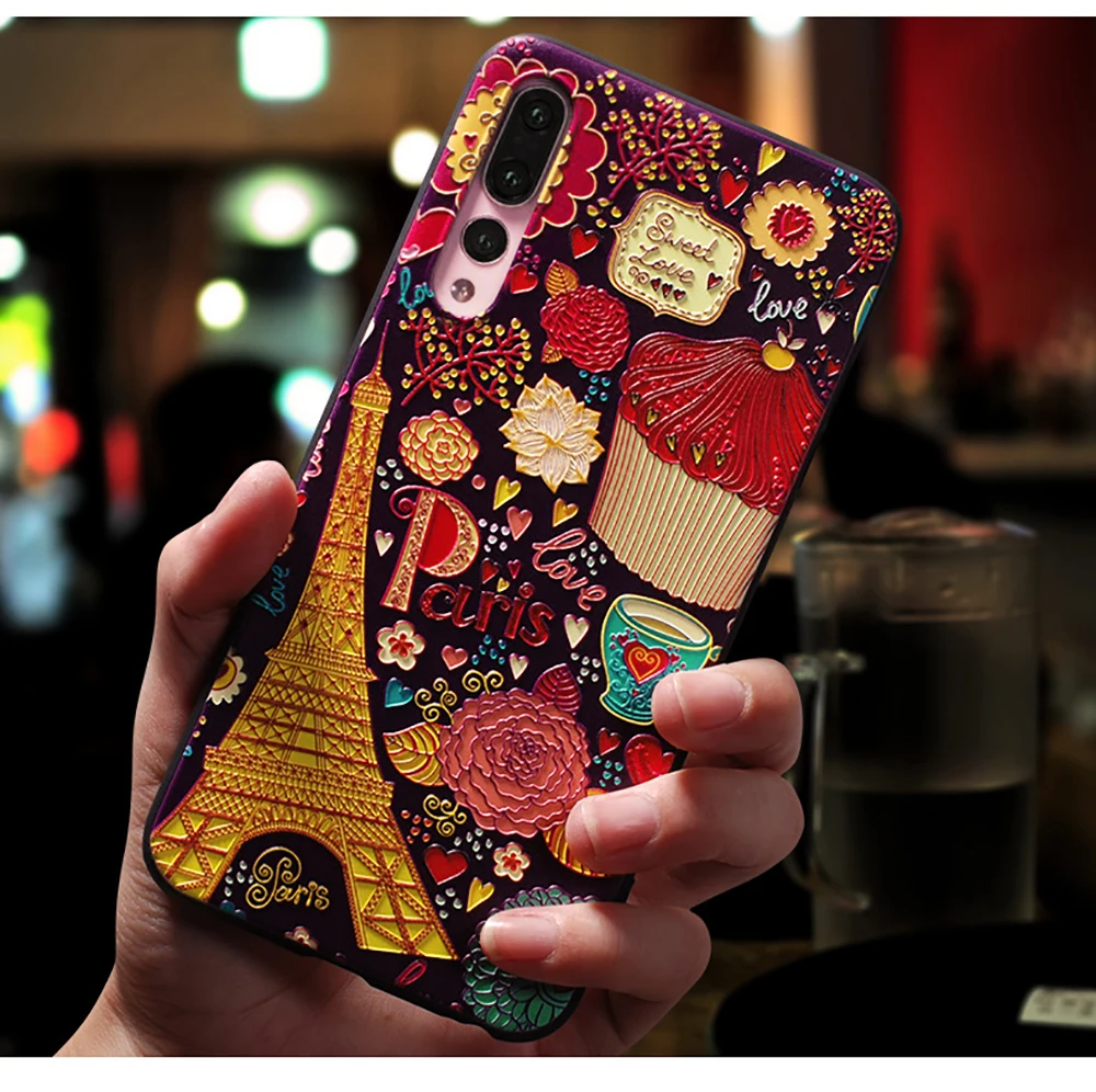 Eqvvol милый мультяшный узорный чехол для телефона для huawei P20 P10 P9 Lite Pro чехол s ультратонкий TPU чехол для Honor 8 9 10 Lite mate 10