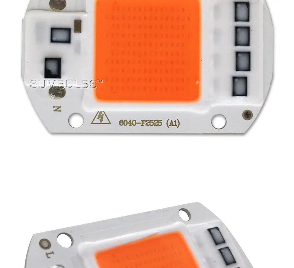 Sumbulbs 20 Вт 30 Вт 50 Вт COB светодиодный высокое Мощность чип Smart IC AC 110V 220V светильник источник для потолочные светильник Теплый Холодный белый красный завод светильник s
