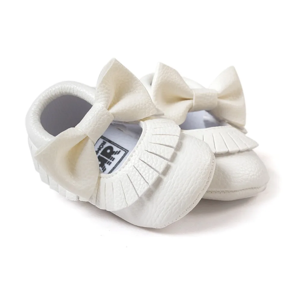 Новинка Бантик с кисточкой Детская обувь ручной работы Обувь для маленьких