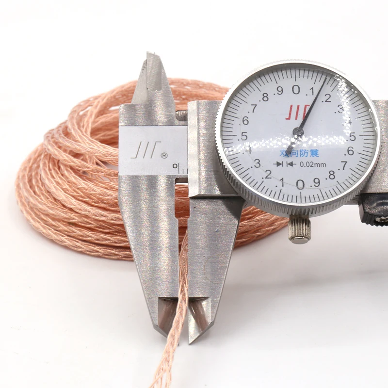 ACROLINK 8 твист кабель плоский медный провод OCC DIY наушники аудио кабель|cable 22awg|cable