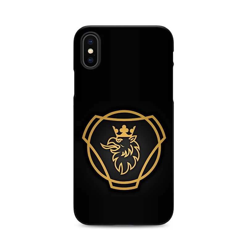 SCANIA грузовик мягкий силиконовый черный чехол для телефона для iPhone XR XS MAX 6 7 8 plus 5 5S 6s se для Apple X 10 лучший дизайн корпуса