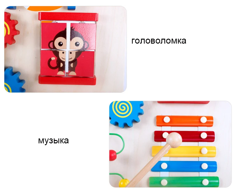Детские ходунки Раннее детство деревянная многофункциональная тележка детские ходунки с колесами