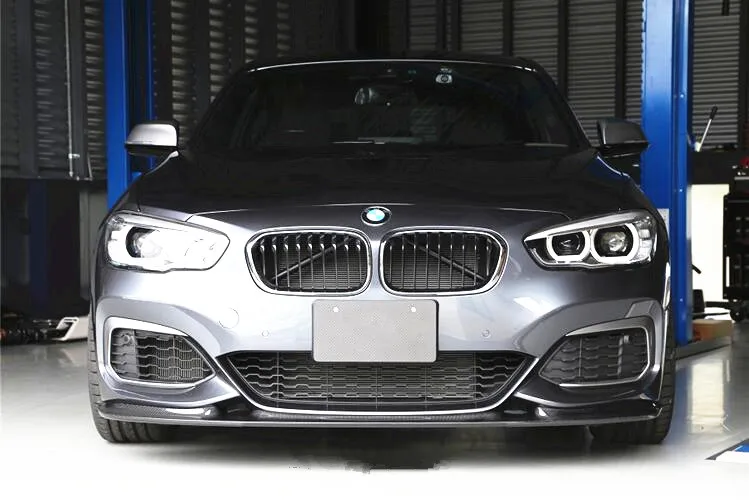 Тюнинг автомобилей для BMW M125i M140i M135i LCI реальные Углеродное Волокно сплиттер