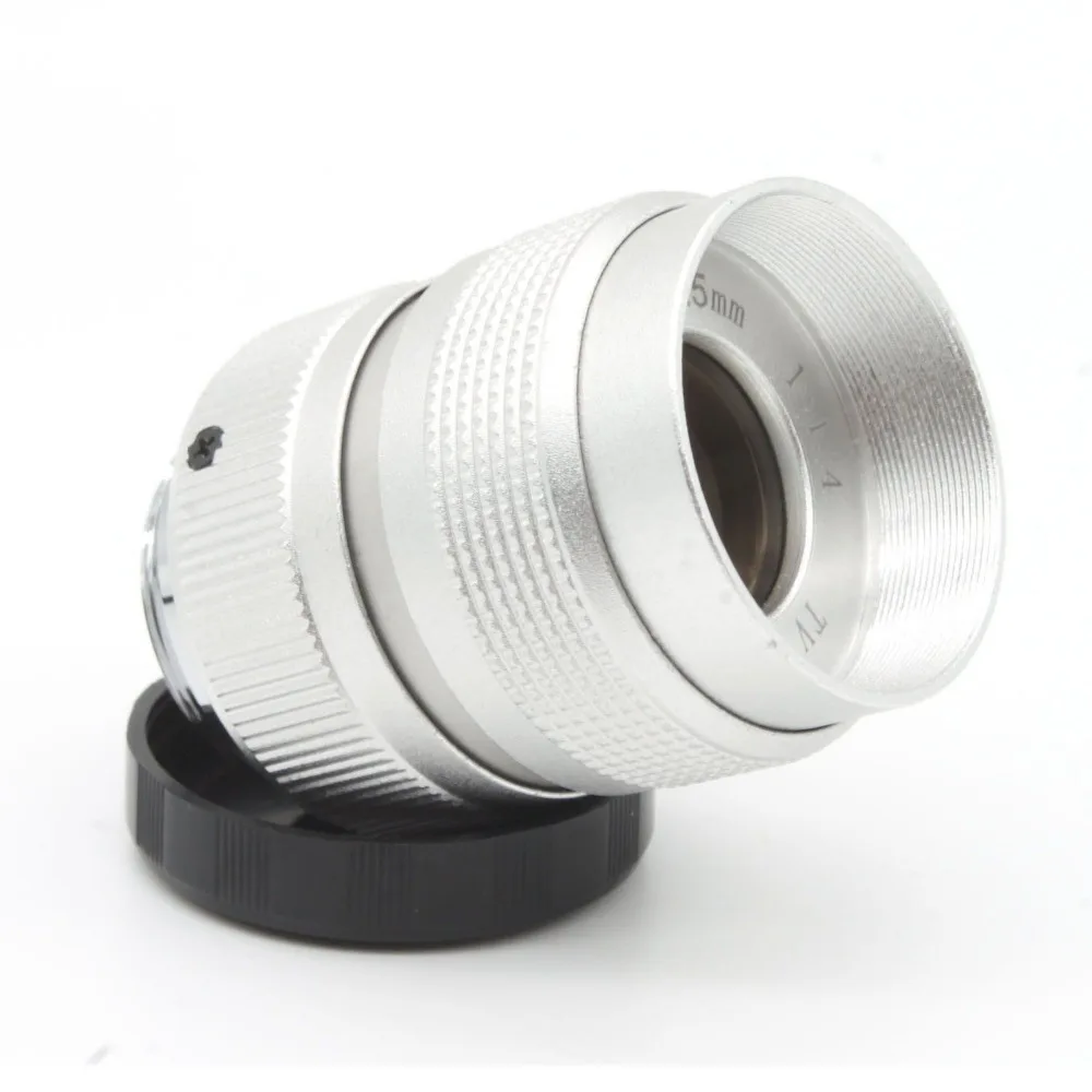 FUJIAN 25 мм f/1 4 крепление для объектива видеонаблюдения + макрокольцо Panasonic Micro 4/3 m4/3