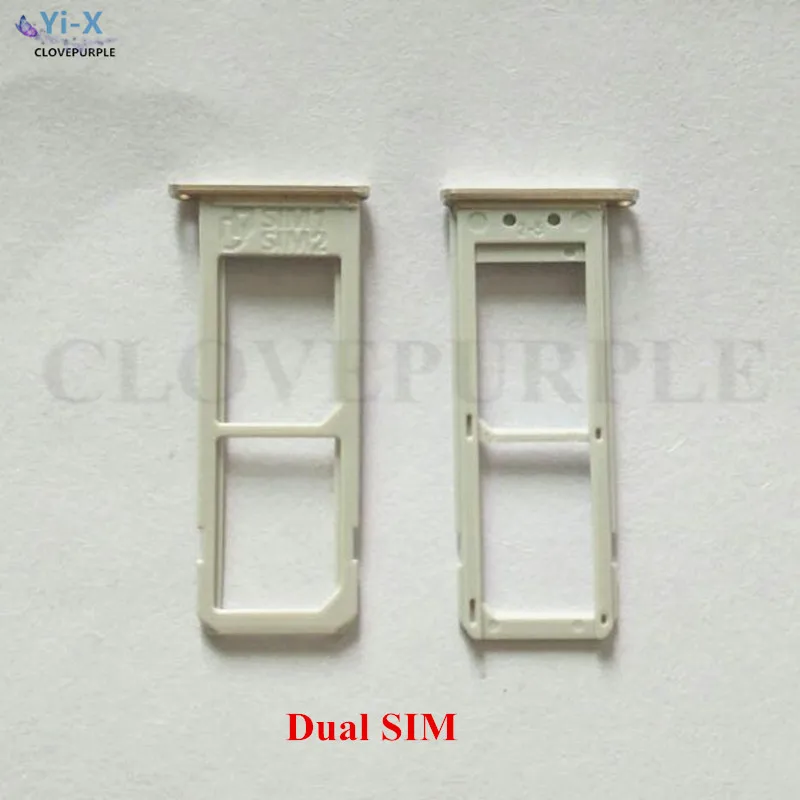 10 шт./лот двойной Micro SIM Слот для карты держатель адаптеры Samsung Galaxy S6 Edge + Plus G928