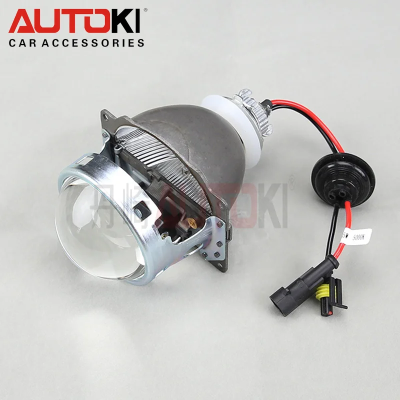 Бесплатная доставка 3 дюйма Q5 Koito Биксеноновая HID линза проектора LHD универсальная