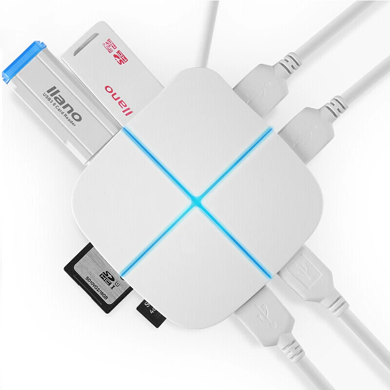 USB разветвитель концентратор ноутбук расширение многопортовый комбинированный