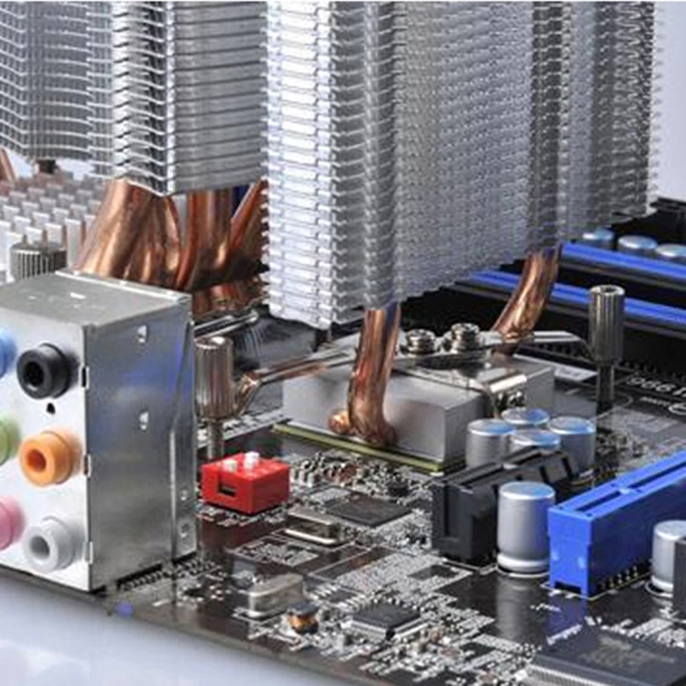 Кулер для материнской платы PCCOOLER Northbridge 2 тепловые трубки алюминиевый радиатор
