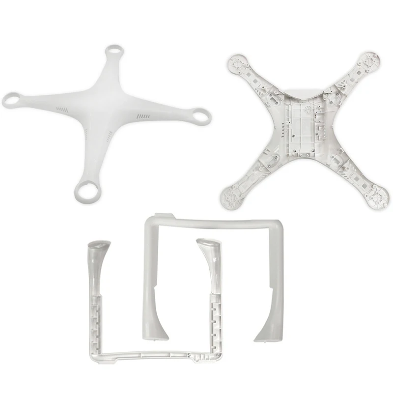 Phantom 3 Корпус запасных Запчасти верхней и нижней защитный чехол посадочная