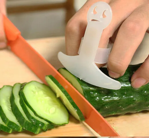 Пластиковая защита для пальцев Защита ваших рук овощей аксессуары кухни|Защита - Фото №1