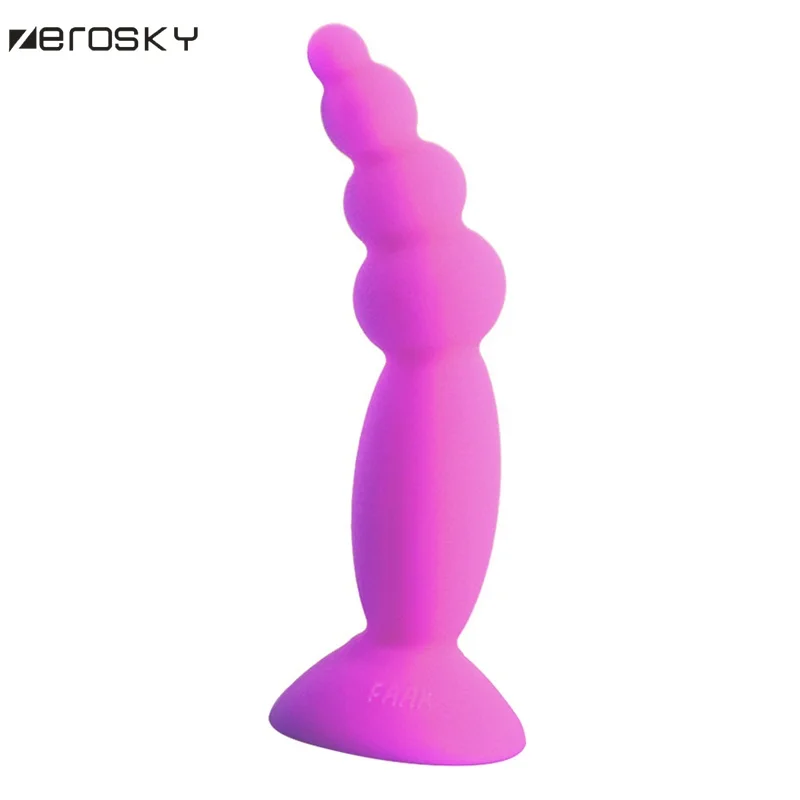 Zerosky Butt Plug Pocket Sex Toys for Women G spot Stimulate Massage Anal with Sucker Anus Expansion Bead Female | Красота и здоровье