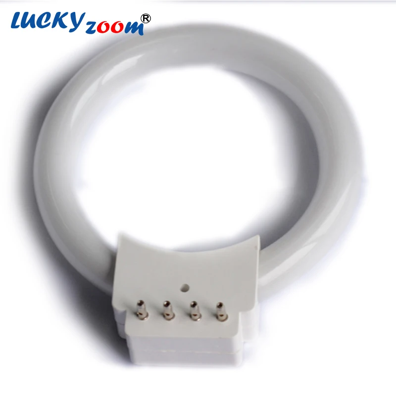 

Luckyzoom 8W 110v Or 220v Fluorescent Ring Light Tube For Stereo Zoom Trinocular Microscope Bulb Without Adapter Free Shipping