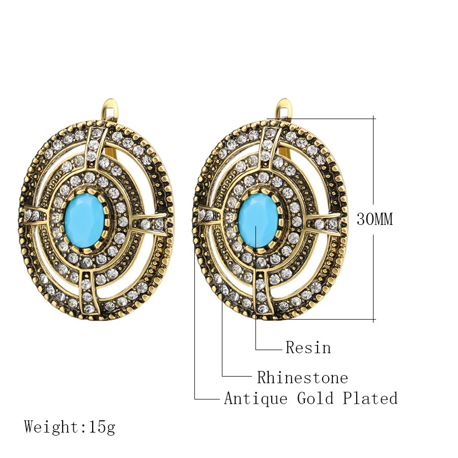 Кинели Горячая Boho Античное золото Цвет серьги для женщин в винтажном этническом