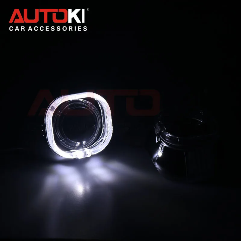 Автомобильные фары Autoki для стайлинга линзы проектора bi xenon квадратные