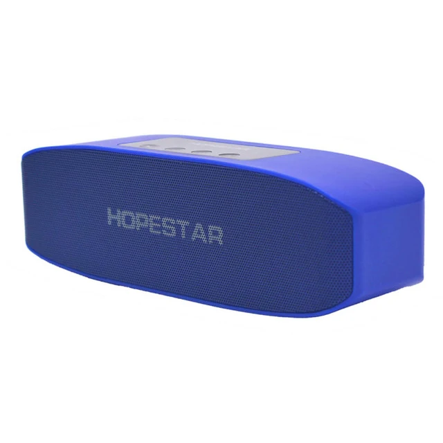 Синий EStgoSZ HOPESTAR H11 Bluetooth динамик Hifi беспроводной Саундбар двойной бас стерео Поддержка USB TF AUX FM с зарядным устройством - Цвет: Синий