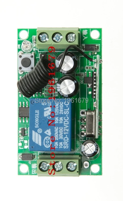 DC 12 V 1 ch RF беспроводной пульт дистанционного управления Переключатель 4 X приемник