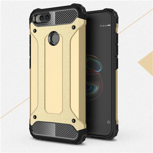 Gold Гибридный бронированный чехол Чехол для Xiaomi mi 9 8 SE Pro 6 6X 5X mi x 2S 3 противоударный защитный чехол для телефона для Xiao mi Max 2 3 F1 A1 A2 - Цвет: Gold