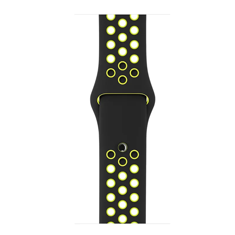 Сменный спортивный ремешок из мягкого силикона для Apple Watch Series 5 4 3 2 1 38/40/42/44 мм