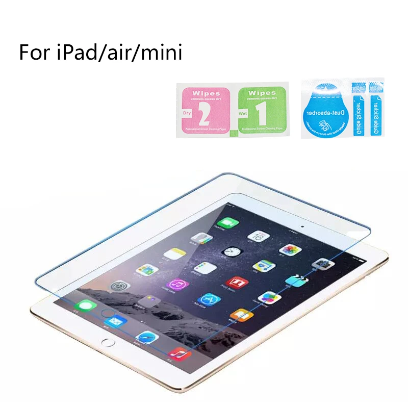 Для ipad 2 3 4 5 6 Pro 10 Mini закаленное стекло с защитой от царапин 0 мм Защитная пленка для