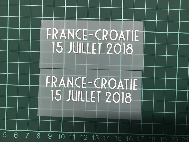 Франция vs Croatia Final details патч финальная игра Матч деталь 15 juillet Франция-Хорватия