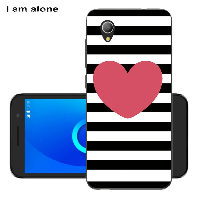 Solf TPU HH64 Чехол для телефона I am alone для Alcatel 1 5033D 5033 5033A 5033Y 5033X5,0 дюймов, Модный милый цветной Чехол для мобильного телефона из ТПУ - Цвет: Solf TPU HH64