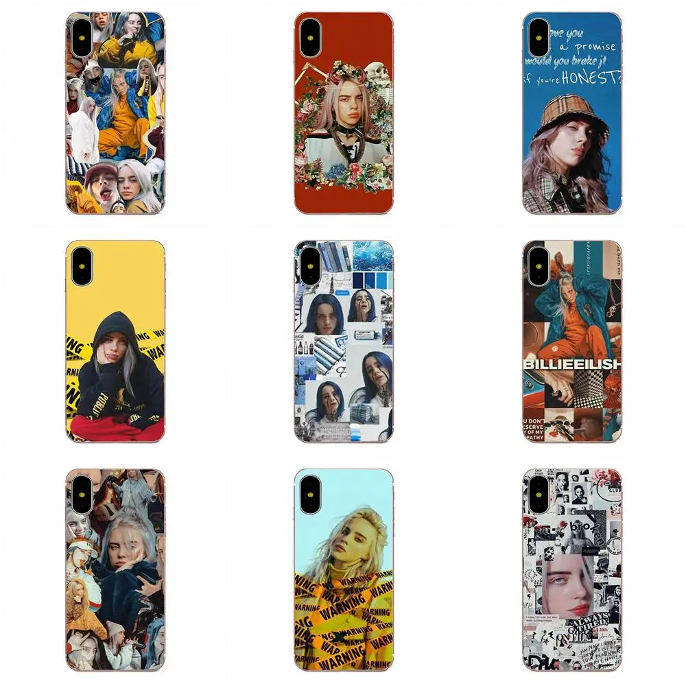 Billie Eilish дизайн для Huawei Honor 4C 5A 5C 5X 6 6C 6A 6X 7 7X 8 9 V8 V10 Y3II Y5II Y6II G8 P7 Play Lite сумки из ТПУ