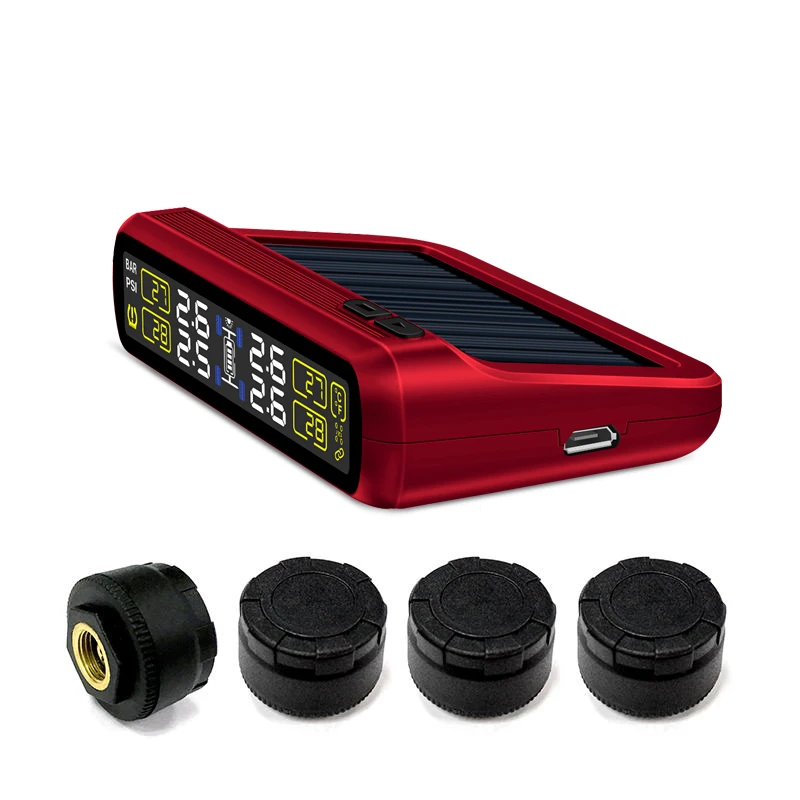 TPMS автомобильная система контроля давления в шинах 4 внешних датчика PSI BAR