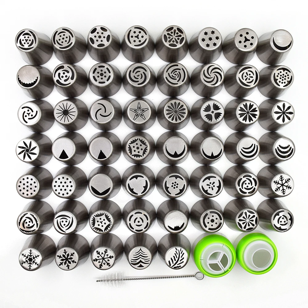 Кондитерские насадки для обледенения из русской нержавеющей стали наконечники